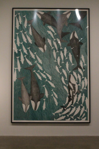 Whales painting